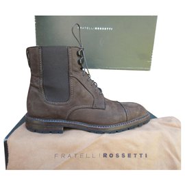 Fratelli Rosseti-Fratelli Rossetti p boots 38 new condition-Dark brown