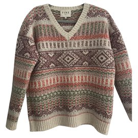Autre Marque Pull en coton FINE PARIS Taille L Autre