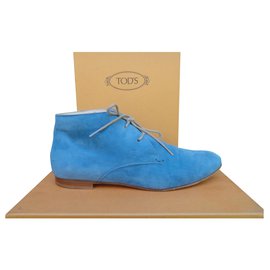 Tod's-botas de desierto Tod's p 35,5-Azul