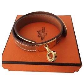 Hermès Excursão alinhada Hermes Kelly Caramelo