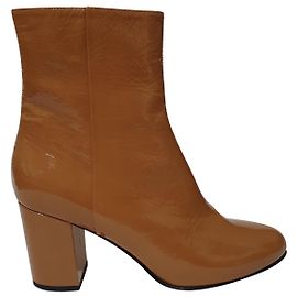 Botas Aeyde Caramelo de charol 40 Caramelo