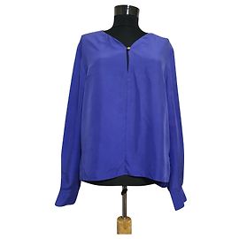 & Other Stories Lila Seidenbluse Lila