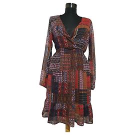 La Fée Maraboutée Kleid Mehrfarbig Polyester Größe 38 Mehrfarben