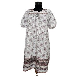 Vestido de algodón Sessun Multicolor