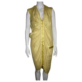 Joseph-Joseph Omaha Silk Parachute Dress-Yellow