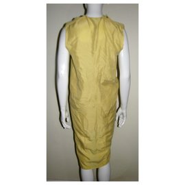 Joseph-Joseph Omaha Silk Parachute Dress-Yellow