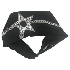 Dior Accessori per capelli Nero Argento