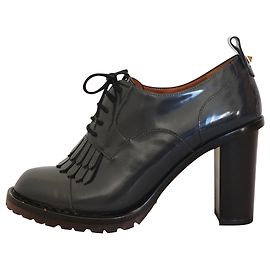 Valentino Garavani Schnürschuhe Anthrazitgrau