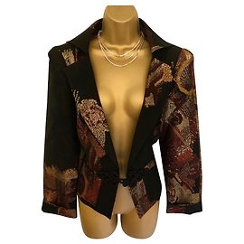 Christian Lacroix Chaquetas Negro Dorado