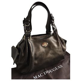 Very beautiful bag Mac Douglas all grained leather brown copper NEW condition Copper
