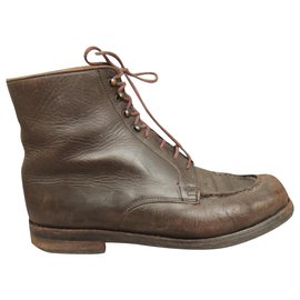 Paraboot-Botines paraboot modelo Beaulieu p  37,5-Marrón oscuro