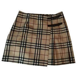 Burberry-Skirts-Beige