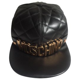 Moschino-leather bag-Black