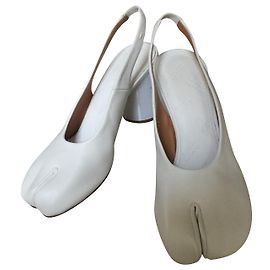 Maison Martin Margiela Sandali Tabi Margiela Bianco
