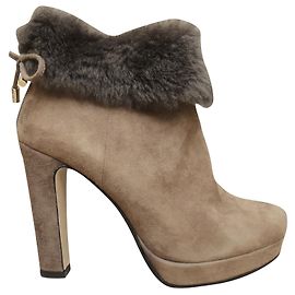 bottines Max Mara p 36 Beige
