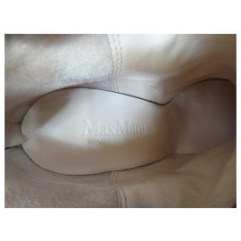 Max Mara-bottines Max Mara p 36-Beige