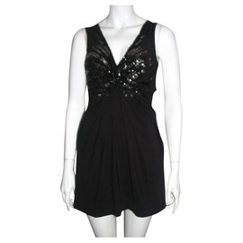 Robe noire à sequins Pinko Noir