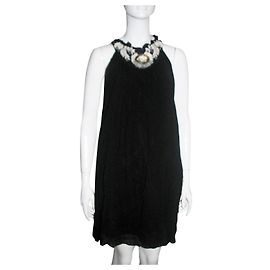 Alice by Temperley Verziertes Chiffonkleid Schwarz