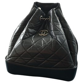 chanel gabrielle backpack chevron