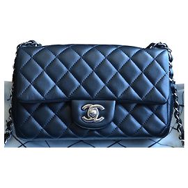 Sac Chanel Timeless Classique mini Noir Argenté