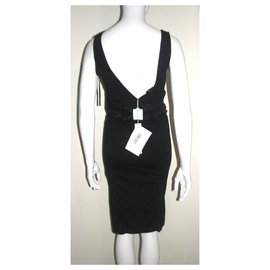 Diane Von Furstenberg-DvF nouvelle robe ornée vintage-Noir