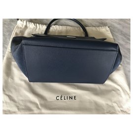Céline-Celine GM Trapeze Bag-Azul