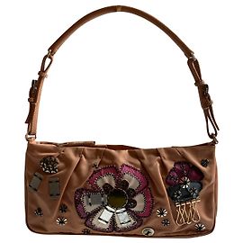 Prada Borsa piccola in nylon scuro polvere Rosa