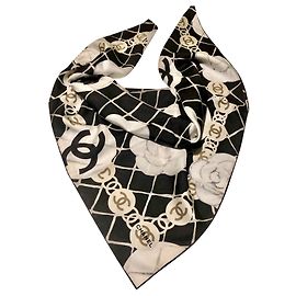 Bufanda CHANEL con camelias Otro