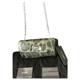 Dolce & Gabbana-Nouveau sac Dolce Gabbana-Vert foncé