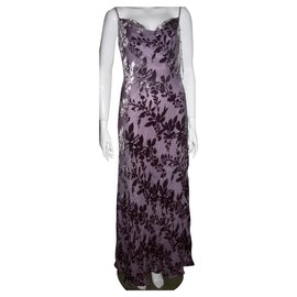 Autre Marque-Silk evening gown-Purple