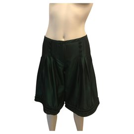 Emporio Armani-Green pant skirt-Dark green