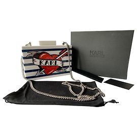 Karl Lagerfeld Sacs à main Blanc Rouge Bleu Marine