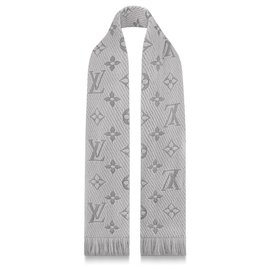 Louis Vuitton-LV Logomania bufanda-Gris