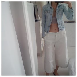 Armani Jeans-Jupe-culotte large Armani Jeans. En excellent état.-White