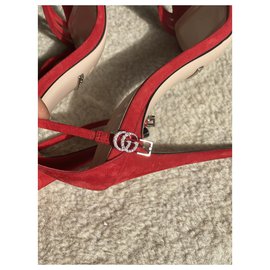 Gucci-Sandálias-Vermelho