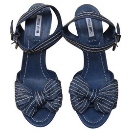 Miu Miu-Des sandales-Bleu