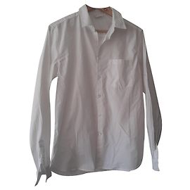 Camicia American Vintage Bianca in Cotone Bianco