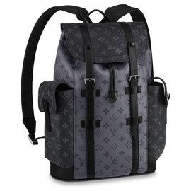 Louis Vuitton-Christopher backpack LV-Grey