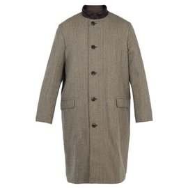 Lemaire-Reversible wool coat-Grey