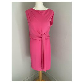 Diane Von Furstenberg-DvF Tamara silk dress-Pink