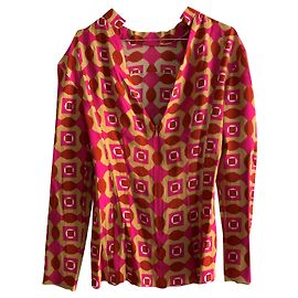 Top Marni en viscose imprimé multicolore Multicolore