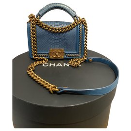 Chanel Junge Blau Golden