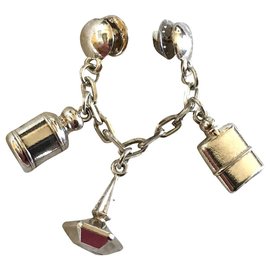 Broche Cacharel de Plata Botella de Perfume Plata