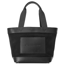 Alexander Wang Schwarz Canvas Tote Bag Schwarz