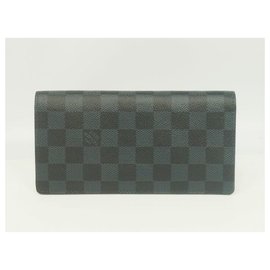 Louis Vuitton-Folded portofeuilles Brazza Womens long wallet N63212-Other