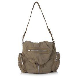 Alexander Wang Brown Mochila de nylon Marti Marrom Bege