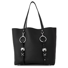 Sac cabas en cuir noir Alexander Wang Ace Noir