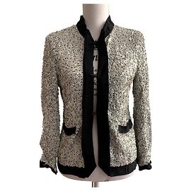 Lanvin Giacca blazer di pailletes Bianco