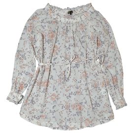 Mini vestido Maje Ragtime Rose de algodón Multicolor