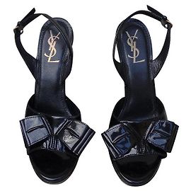 Yves Saint Laurent Sandalen Schwarz